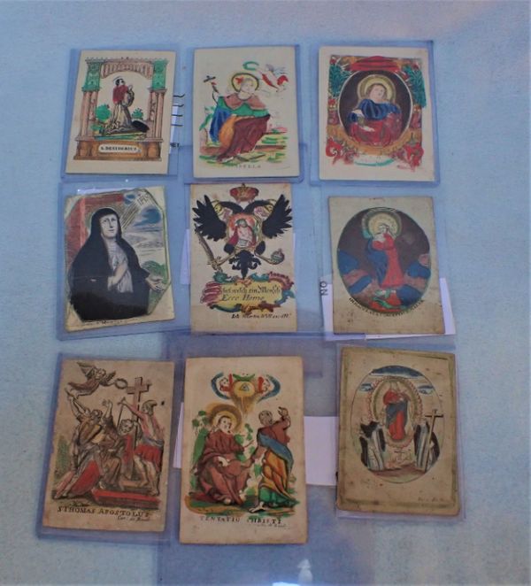 A COLLECTION OF HOLY PICTURES OR DEVOTIONAL CARDS