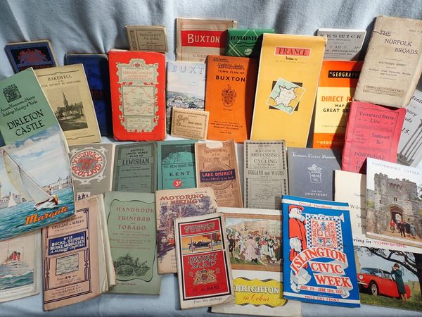 A COLLECTION OF VINTAGE TRAVEL MAPS