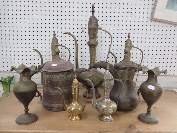 A COLLECTION OF PERSIAN METALWARE