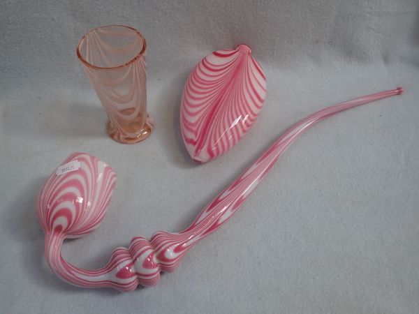 A NAILSEA TYPE LONG GLASS PIPE