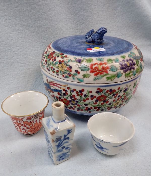 A CHINESE LIDDED POT