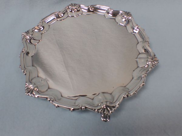 A SILVER TRAY