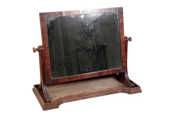 A REGENCY OF GEORGE IV DRESSING TABLE MIRROR, ATTRIBUTABLE TO GILLOWS,