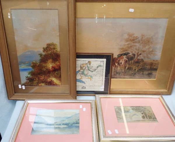 THREE 19TH CENTURY WATERCOLOURS