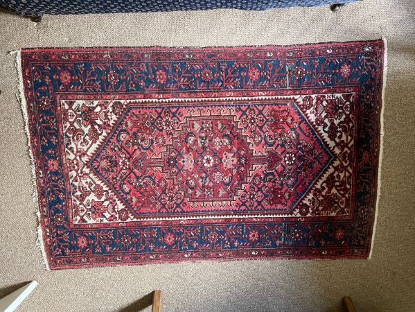 A HAMADAN RUG,