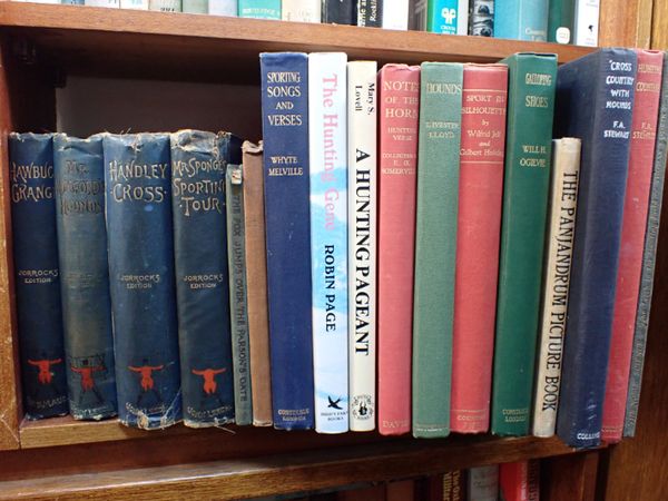 A COLLECTION OF BOOKS OF HUNTING INTEREST