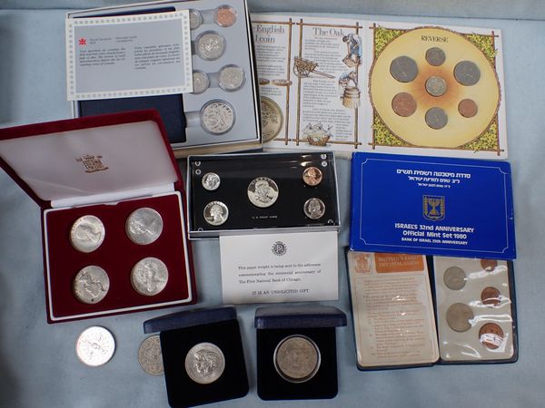 A COLLECTION OF PROOF, COMMEMORATIVE COINS