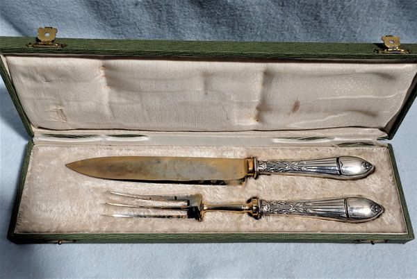 A VIENNESE STYLE CARVING SET