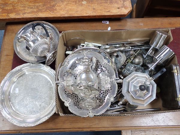 A COLLECTION OF SILVER PLATE