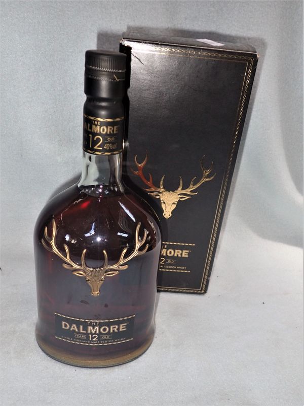 A BOTTLE OF 'THE DALMORE' SINGLE HIGHLAND MALT SCOTCH WHISKY 12 YEARS OLD