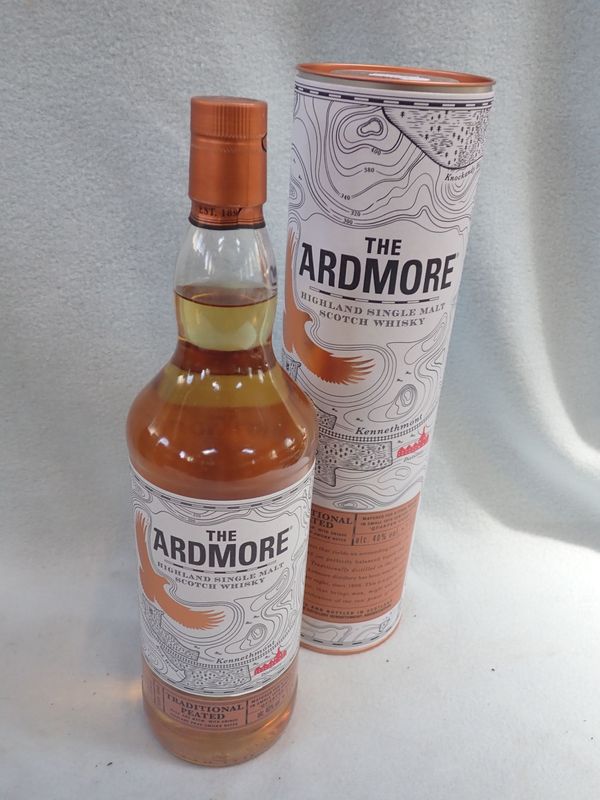 A BOTTLE OF 'THE ARDMORE' HIGHLAND SINGLE MALT SCOTCH WHISKY