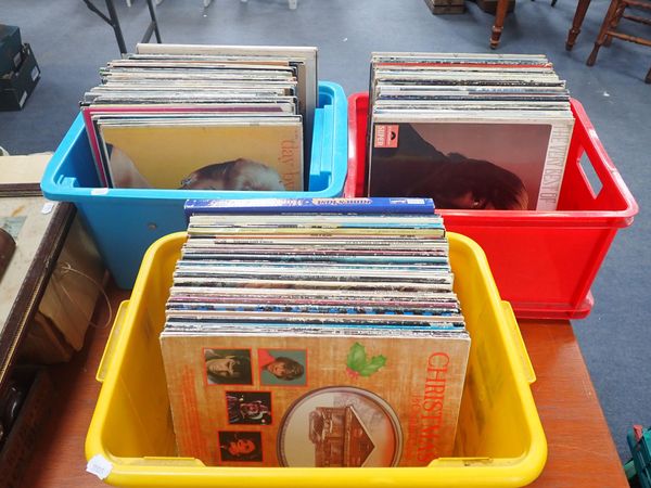 A LARGE COLLECTION OF LP RECORDS