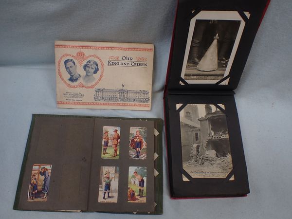 AN EDWARDIAN POSTCARD ALBUM