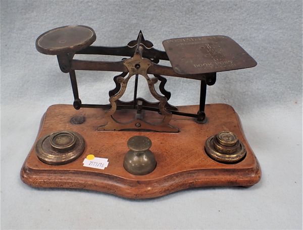 A SET OF POSTAL SCALES