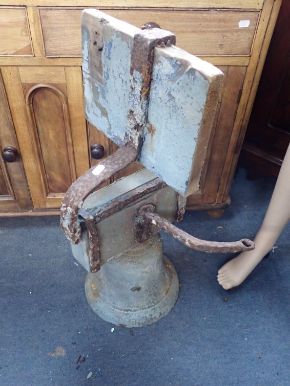 A LARGE 19TH CENTURY TURRET BELL