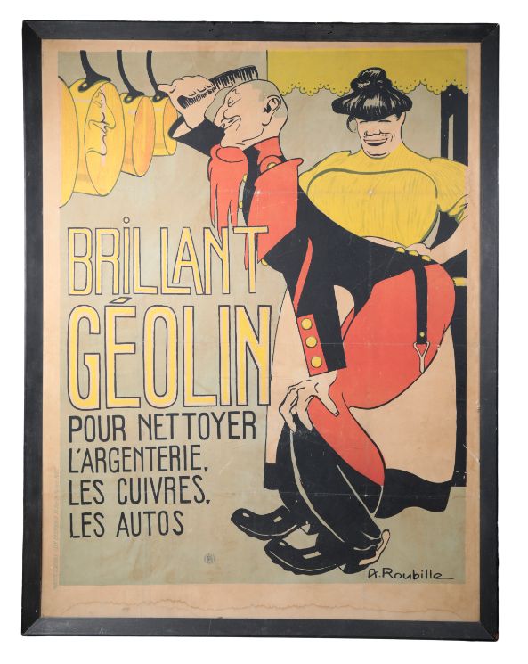 A. ROUBILLE 'BRILLANT GEOLIN' ADVERTISING POSTER