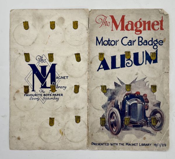 'THE MAGNET MOTOR CAR BADGE ALBUM'