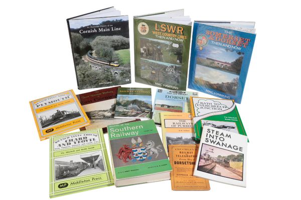A LARGE COLLECTION OF BOOKS RELATING TO DORSET RAILWAY