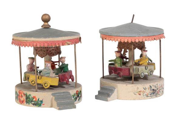 AN EARLY 1900'S CARVED WOOD FAIRGROUND RIDE