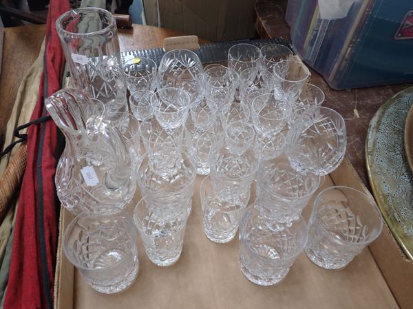 A COLLECTION OF CUT GLASS