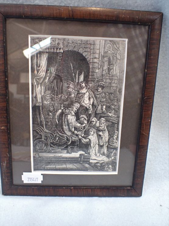 AFTER REMBRANT: A 19TH CENTURY WOOD ENGRAVING