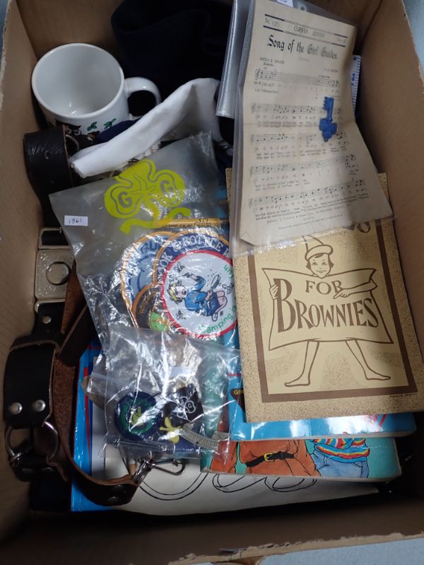 A COLLECTION OF 'GIRL GUIDE' MEMORABILIA