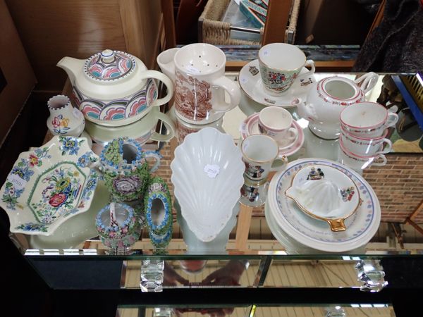 A COLLECTION OF VINTAGE NURSERY AND SIMILAR CERAMICS