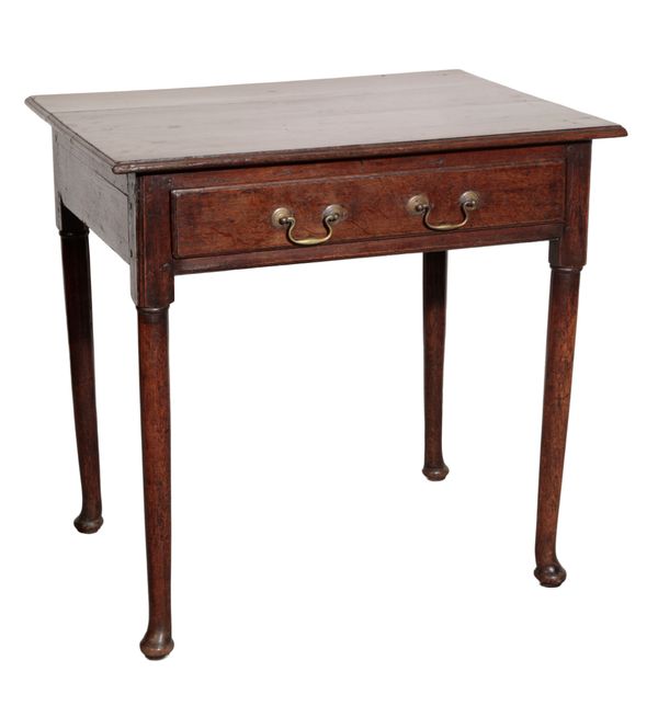 A GEORGE I OAK LOWBOY,