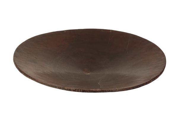 AN INDONESIAN TRIBAL HARDWOOD SHALLOW BOWL