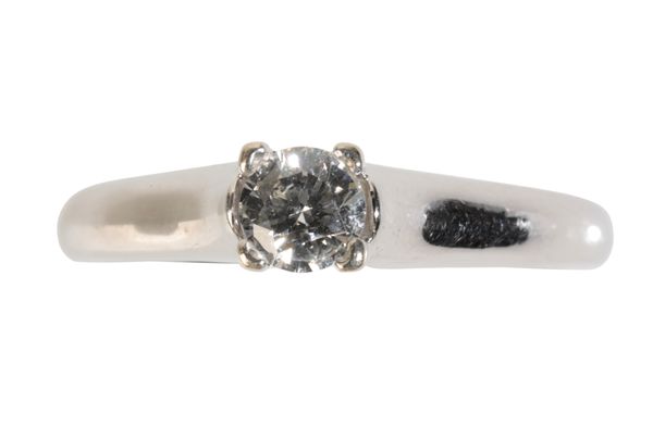 A DIAMOND SOLITAIRE RING