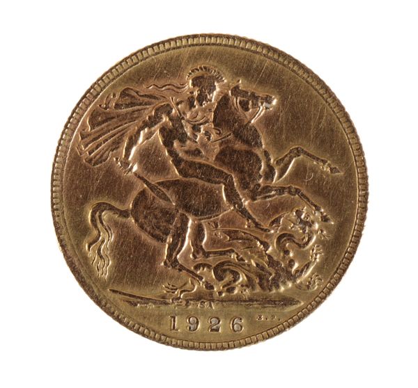 A GEORGE V 1926 GOLD SOVEREIGN