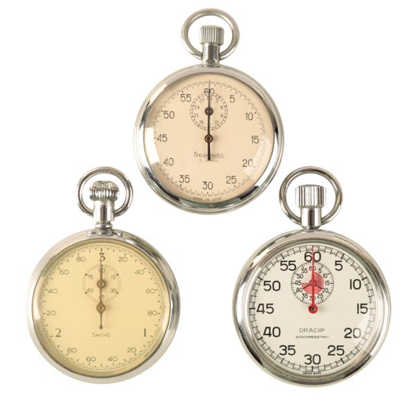 SMITHS: A STAINLESS STEEL STOPWATCH,