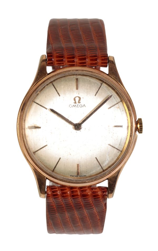 OMEGA GOLD-PLATED & GOLD-CAPPED GENTLEMAN'S WRISTWATCH