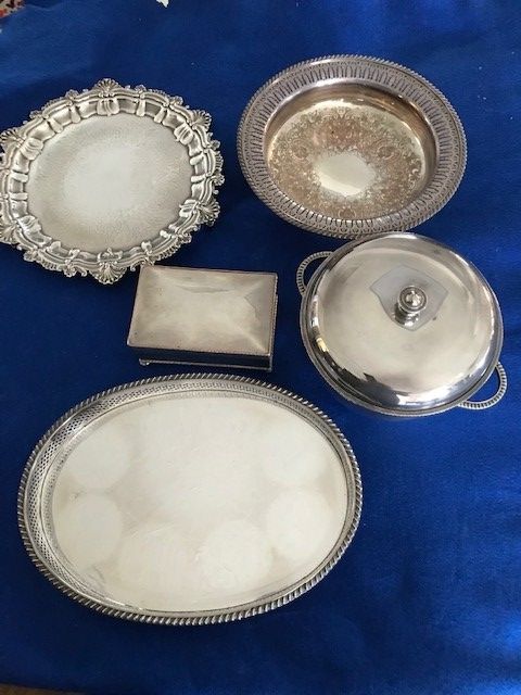 A COLLECTION OF SILVER PLATE