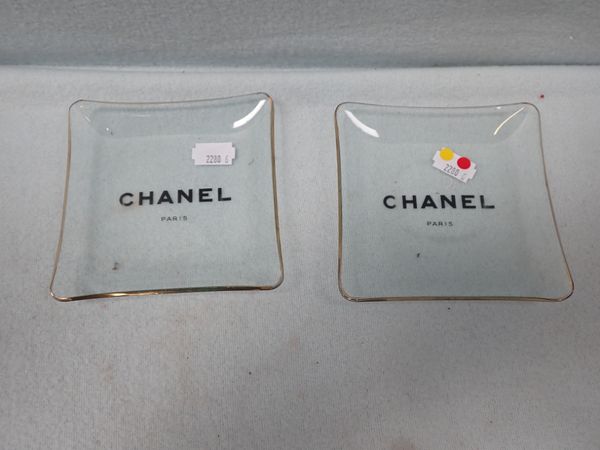 A PAIR OF CHANEL PARIS DISHES