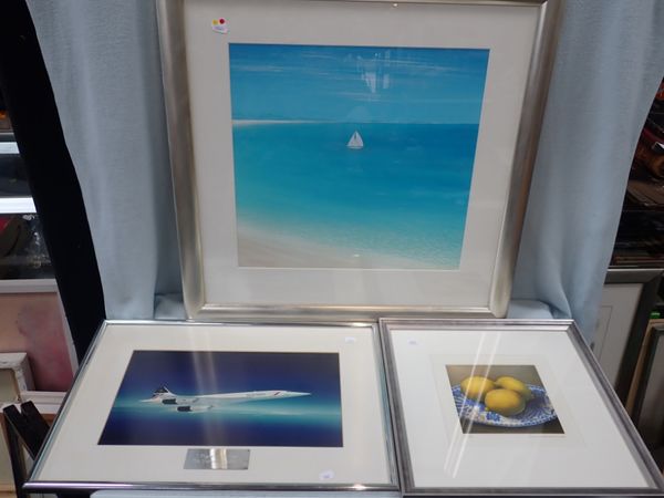 A FRAMED IMAGE OF CONCORDE, 'FLIGHT OF FANTASY 1996'