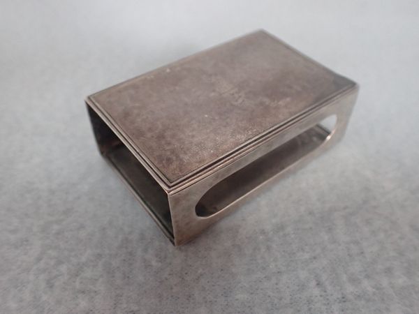 A TIFFANY & CO STERLING SILVER MATCHBOX HOLDER