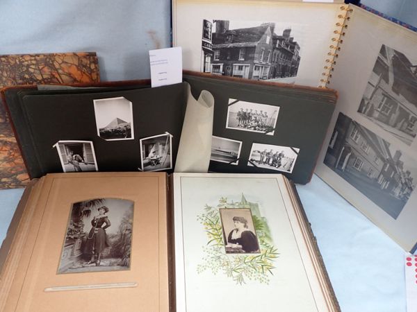 A VICTORIAN PHOTOGRAPH ALBUM