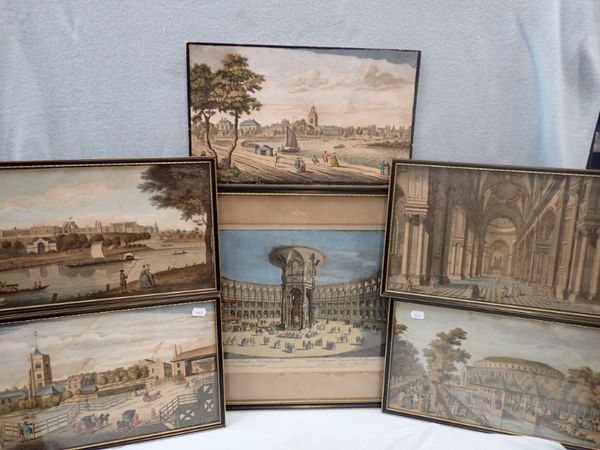 A COLLECTION OF 18TH CENTURY TOPOGRAPHICAL PRINTS