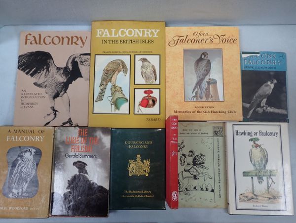 A COLLECTION OF BOOKS ON FALCONRY (10)