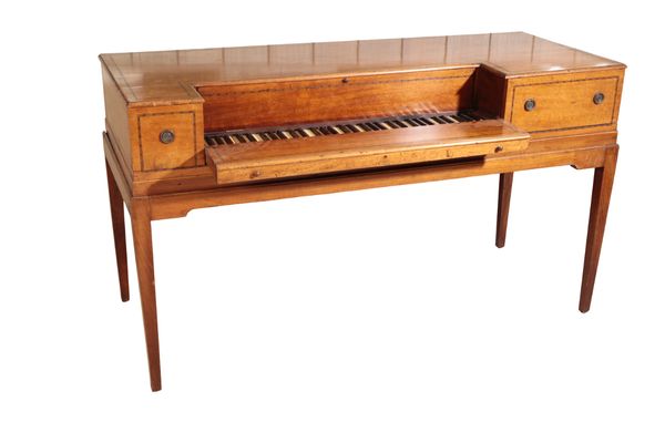 A GEORGE III MAHOGANY SQUARE PIANO