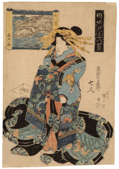 UTAGAWA KUNIYASU (1794-1832) Courtesan