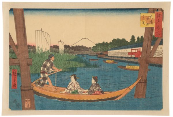 UTAGAWA HIROSHIGE I (1797-1858) Ohashi from the series of The Famous Views of Edo