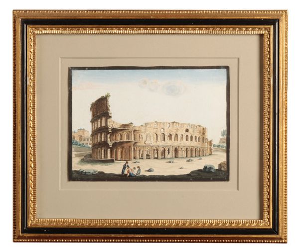 ITALIAN SCHOOL, 19TH CENTURY, A SUITE OF TWENTY VIEWS OF ROME