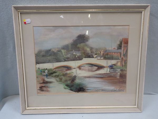 RALPH LEAPER: 'BRIDGE ON THE FROME, WAREHAM'