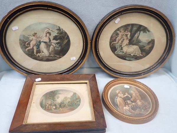 A PAIR OF PRINTS AFTER ANGELICA KAUFFMAN