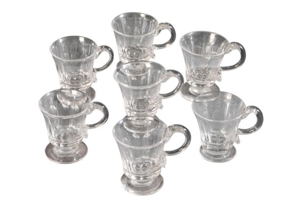 A SET OF SIX EARLY 19TH CENTURY CUSTARD CUPS