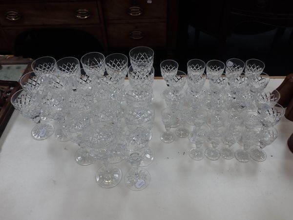 A SUITE OF CUT GLASSES