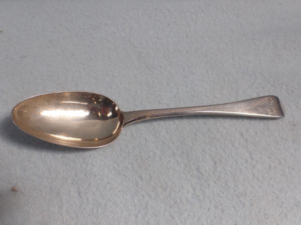 A SILVER TABLESPOON