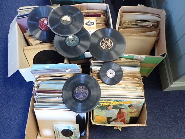 A COLLECTION OF 78 RPM GRAMOPHONE RECORDS